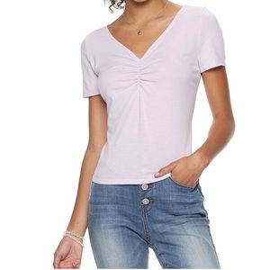NWT SO Shirred Tee Size XXS
